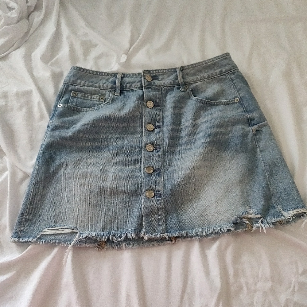 American Eagle Button Front Skirt